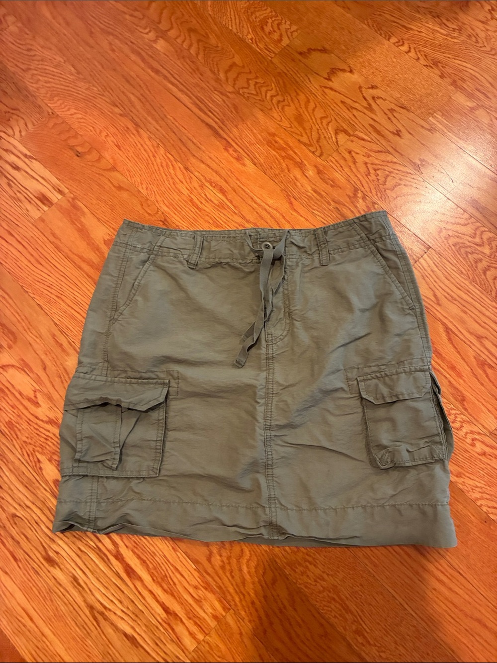 GAP Green Cargo Pocket Mini Skirt
